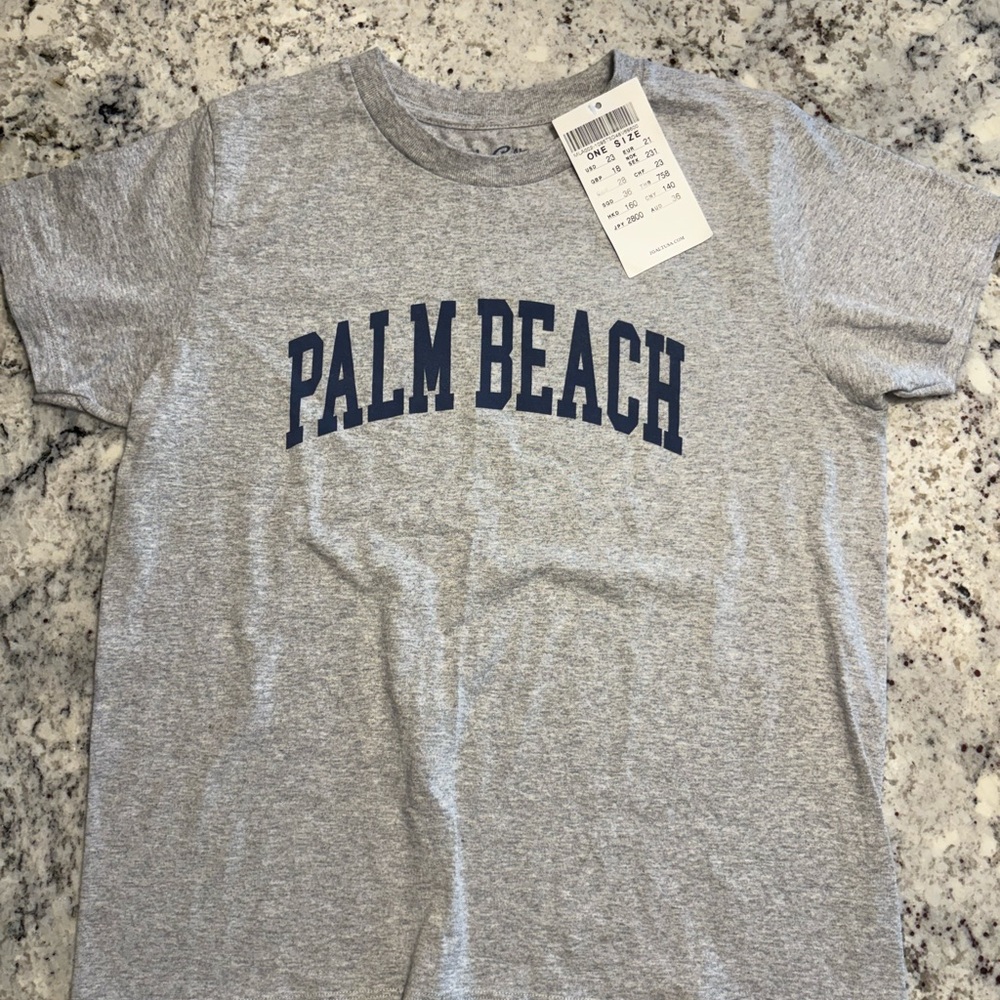 Brandy Melville Gray Graphic Tee